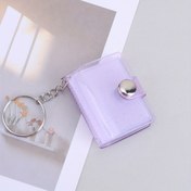 Resim 1 adet 16 Sayfa 2.54 Cm Parlak Mini Küçük Fotoğraf Albümü, Yaratıcı Taşınabilir Ofis Malzemeleri ve Öğrenci Aksesuarları Belge Fotoğraf Depolama Kitabı 