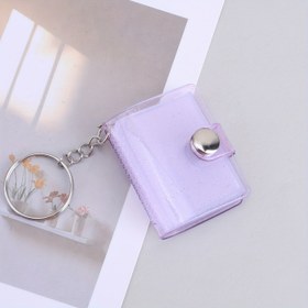 Resim 1 adet 16 Sayfa 2.54 Cm Parlak Mini Küçük Fotoğraf Albümü, Yaratıcı Taşınabilir Ofis Malzemeleri ve Öğrenci Aksesuarları Belge Fotoğraf Depolama Kitabı 