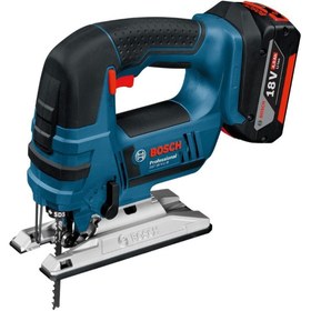 Resim Bosch Professional Gst 18 V-Li B 4 Ah Çift Akülü Dekupaj Testere 