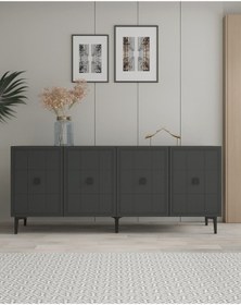 Resim Ka1802a - Yuka Konsol, Tv Sehpası Antrasit 180cm Antrasit / Koyu Gri 