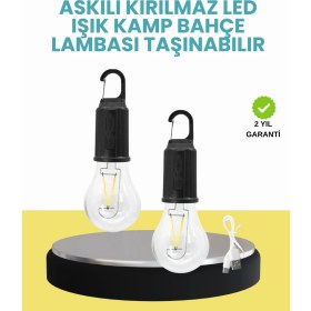 Resim Eco Lounge Su Geçirmez Dış Mekan LED Çadır Işığı 