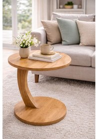 Resim Dolunay Yan Sehpa C Sehpa Atlantık Çam Atlantik Çam 