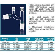 Resim İSOLAB 065.46.001 adaptör -distilasyon-Claisen- dişi:NS14/23-erke 