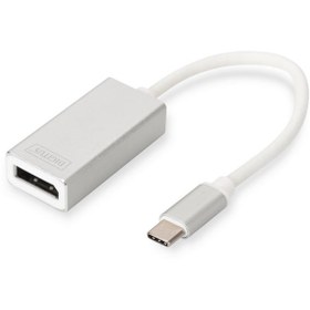 Resim Digitus Da-70844 Type-C To Displayport (4K) Çevirici Adaptör 