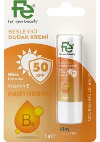 Resim Fe Panthenol Besleyici Dudak Bakım Kremi SPF30 5 G 