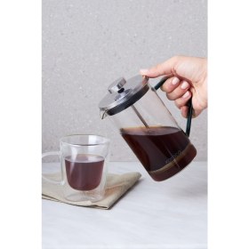 Resim PremiumPort Cam French Press 600 Ml, Soğuk Yeşil, Kavanoz Tarzı, Kahve Demleme 
