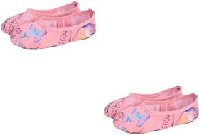 Resim VALICLUD 2adet Erkek Kız Için Rahat Ballet Ayakkabısı Nefes Alabilir Malzeme Yoga Ve Modern İçin Uygun Rastgele Desen 