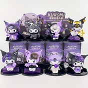 Resim Sanrio Kuromi Kurt Katili Gizem Kutusu Anime Masaüstü & Araba Figürü - Modern Çizgi Film Stili, Reçine Malzeme, Güç Gerekmez - Noel, Cadılar Bayramı, Paskalya, Hanuka, Şükran Günü için Mükemmel - Çoklu Oda Dekoru, Sanrio 