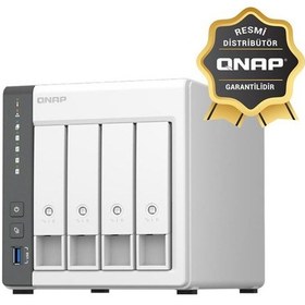 Resim Qnap Ts-433-4gb Ram 4 Hdd Yuvalı Tower Nas Resmi Distribütör Garantili 