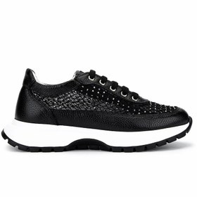 Resim Tamer Tanca Kadın Deri\u002FTekstil Siyah Sneakers & Spor Ayakkabı 775 482 BN AYK Y25 SIYAH 