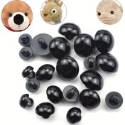 Resim Dikiş Düğmesi Plastik Bebek Güvenlik Gözü Peluş Hayvan Bebek Oyuncak Gözü Burun Hayvan Dikiş Düğmesi DIY Bebek Aksesuarları / 10mm -18mm 