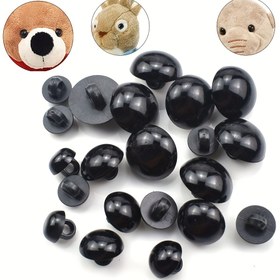 Resim Dikiş Düğmesi Plastik Bebek Güvenlik Gözü Peluş Hayvan Bebek Oyuncak Gözü Burun Hayvan Dikiş Düğmesi DIY Bebek Aksesuarları / 10mm -18mm 
