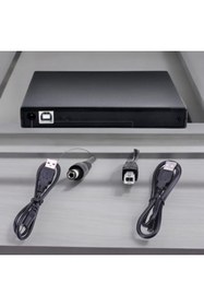 Resim KENLY Harici DVD-RW USB 3.0 CD DVD Yazıcı | SD TF Kart Okuyucu & USB Hub Çok Fonksiyonlu 