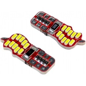 Resim Carub 12V T10 Ampul 20 Led 16W Smd Canbus Fiber Beyaz Br0405536 