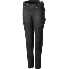 Resim Alpinestars Caliber Denim Korumalı Kadın Motosiklet Pantolonu Siyah 