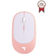 Resim Torima TM-16 Pembe Kablosuz Çift Modlu Sessiz Mouse Fare 
