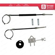 Resim Fiat Siena 2002-2012 için Ön Sol Cam Kriko Seti 46786201 N11.5974 
