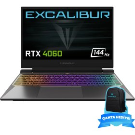 Resim Casper Excalibur G870.1270-BFB0A-B i7-12700H 16 GB 1 TB SSD 8 GB RTX4060 15.6" W11H FHD Dizüstü Bilgisayar 