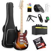 Resim Donner DST-152 Full-Size ST Elektro Gitar Seti (Sunburst) 