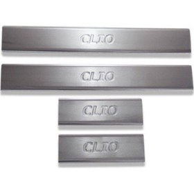 Resim Renault Clio 4 Hb Krom Kapı Eşiği 2012- Sonrası Paslanmaz Çelik 