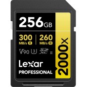 Resim Lexar 256GB 2000x Professional SDXC RDR UII Hafıza Kartı 
