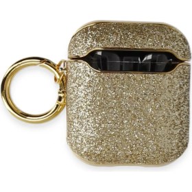 Resim Tuba Toptaş Newface Airpods 2 (2.nesil) Spell Simli Kılıf - Gold 
