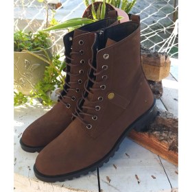 Resim Bags Shoes Bulldozer 230607 Hakiki Nubuk Deri Kadın Postal Bot 