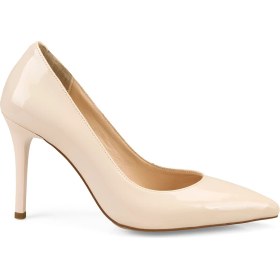 Resim Desa Kadın Ten Topuklu Deri Stiletto 