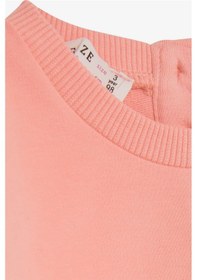 Resim Breeze Kız Çocuk Sweatshirt Unıcorn Baskılı 9 Ay 3 Yaş, Somon Somon 
