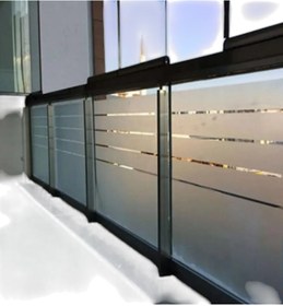 Resim ESEMİZ American 1. Sınıf Buzlu Cam Filmi Ev Banyo Ofis Balkon Cam Kumlama Folyosu 30 Cm X 10 Metre 