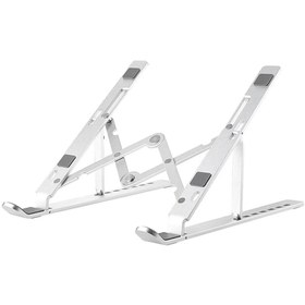 Resim schitec 3369 Alüminyum Ayarlı Laptop Macbook Matebook Notebook Yükseltici Stand 