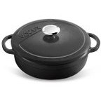 Resim Kitchenware Elegance Siyah Sığ Döküm Tencere 28 Cm Voeux
