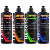 Resim Netfer 4'lü Pasta Cila Set - 4x1 L 