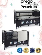 Resim Prego Premium Line Alt Açma Üniteli Anne Yanı Oyun Parkı + Yatak 