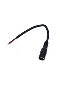 Resim 5.5Mm X 2.1Mm 15Cm Adaptör Kablosu Dişi 22Awg 80 Derece 300V 