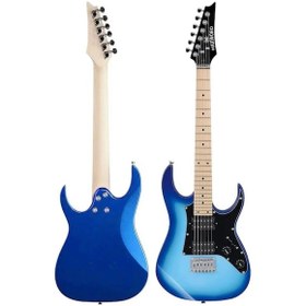 Resim Maxword De-150bl Maple Klavye Hh Manyetik Yüksek Kaliteli Elektro Gitar Seti 