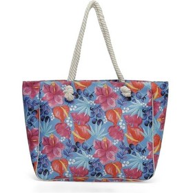 Resim Polaris Bıg Floral Plj 4fx Mavı Multı Kadın Plaj Çantası 000000000101697614 Mavi 