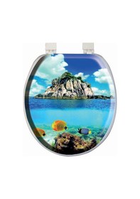 Resim Softy Classic Desenli Yumuşak Klozet Kapağı Beyaz 8691580020056 