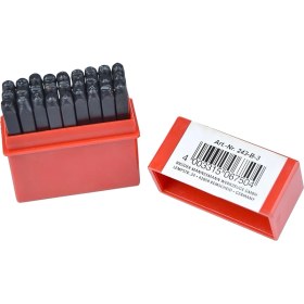 Resim Mena Rise M 243/B/3 Harf Zımba Seti, 3 Mm, Siyah 