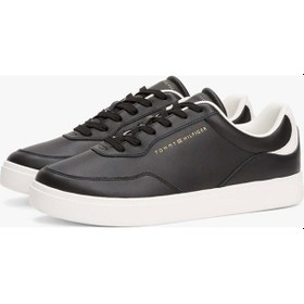 Resim Tommy Hilfiger Günlük Düz Tabanlı Kadın Sneaker Fw0fw08689bds Siyah 
