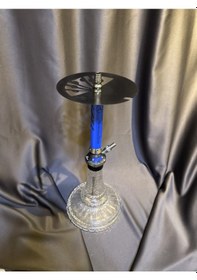 Resim Mavi Çelik Nargile Takımı 