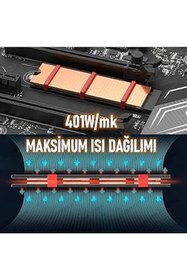 Resim Genel Markalar Copper2 Dizüstü Masaüstü M.2 NVMe M.2 SATA SSD Soğutucu Heatsink 