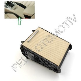 Resim Passat Cc 2009-2017 Orta Konsol Sürgülü Bardaklık 3c0858329h Bej 