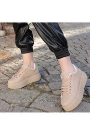 Resim tomıross Tomiross-Carol Kadın Poli Taban Bağcıklı Spor Sneaker Ayakkabı CRL-2810 