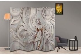 Resim Kadın Temalı Özel Tasarım Paravan Room Divider PRV1245, 180 x 180 