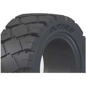 Resim ATİRE Atire 8.25-15 Segmanlı Premium Plus Rock Solid Siyah Dolgu Forklift Lastiği 