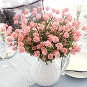 Resim 20 Çiçek, 2 Paket Yumuşak Gül Gerçekçi Çiçek Buketi, Dış Mekan Tatil Dekorasyonu, Ev, Otel, Ofis, Düğün Partisi, Ev Bahçesi, Veranda, Ülke Dekorasyonu, Bahçe, Pencere Çerçevesi Dekorasyonu, Fotoğrafçılık, Doğum Günü Hediyesi, Paskalya, Sevgililer Günü, Anneler Günü, St. Patrick Günü vb. için Mükemmel - Tüm Mevsimler İçin Uygun, Bahar ve Yaz Dekorasyonu, İç/Dış Mekan İçin Uygun - Çiçek Saksısı Olmadan 