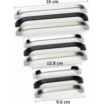 Resim Larskas Göksu Siyah Metal Mutfak Dolap Kulpları, Çekmece Kapak Kulbu, Mobilya Kulp (160 Mm, Adet, 1) 