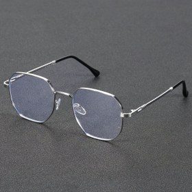 Resim 1 adet Geometrik Çerçeve Vintage Moda Klasik Şık Net Gözlük Erkekler İçin Günlük Yaşam Okula Dönüş Giyim Aksesuarları 