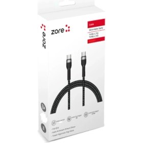 Resim ZORE Shira Serisi Type-C To Type-C Kısa Pd Kablo 30cm Powerbank kablosu 